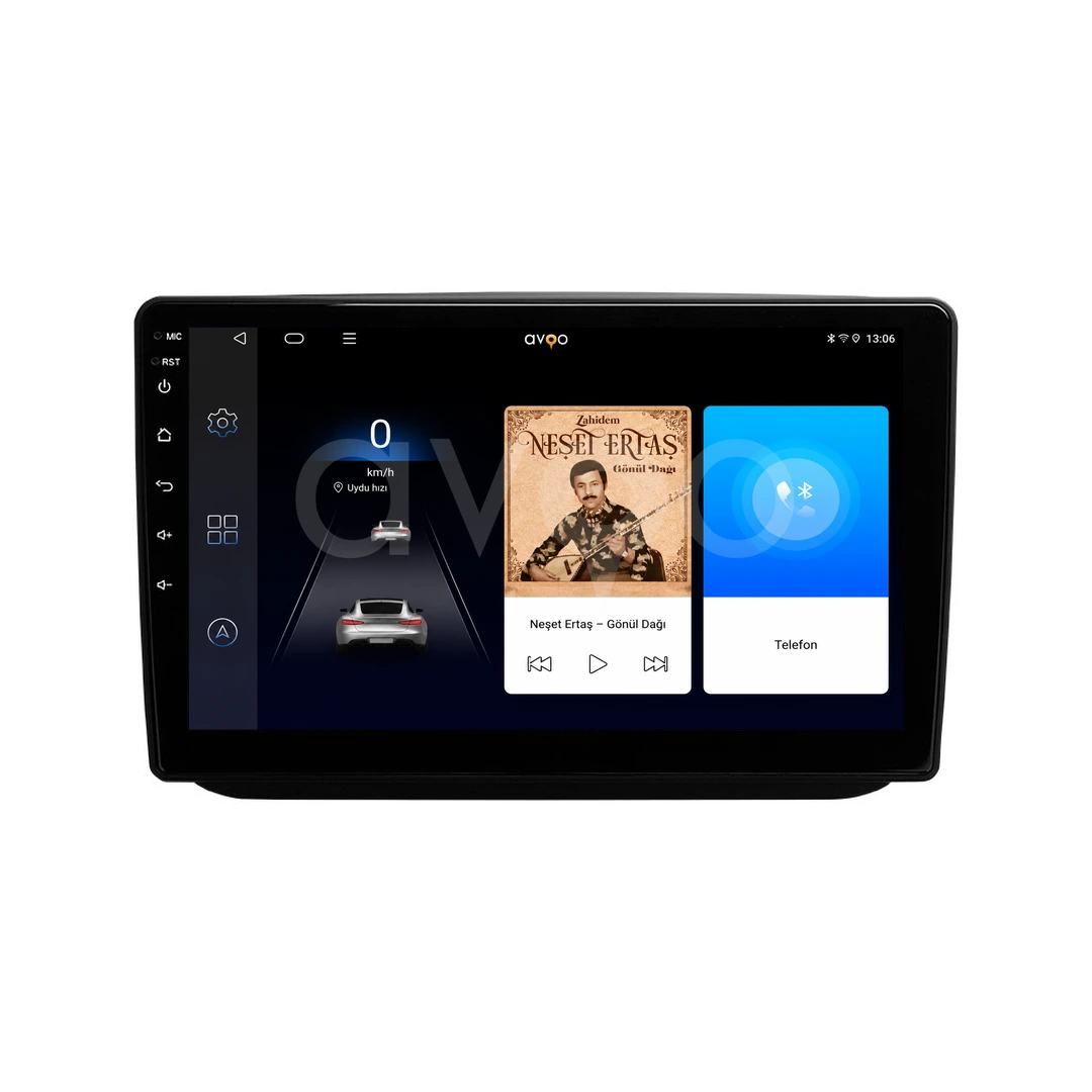 Skoda Fabia Android Siyah Multimedya Sistemi (2008-2014)