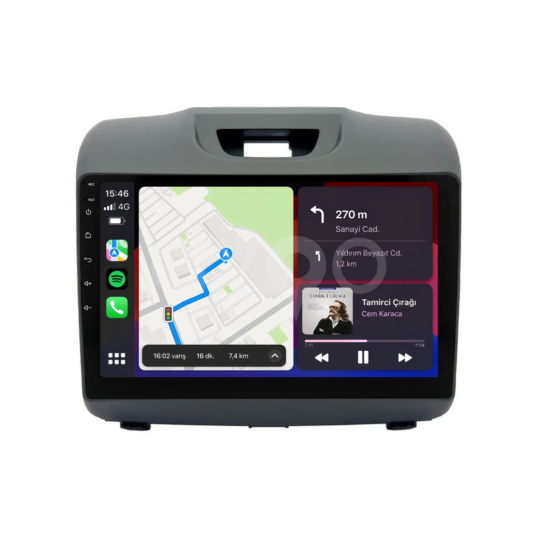 Isuzu D-Max Android Multimedya Sistemi (2012-2019)